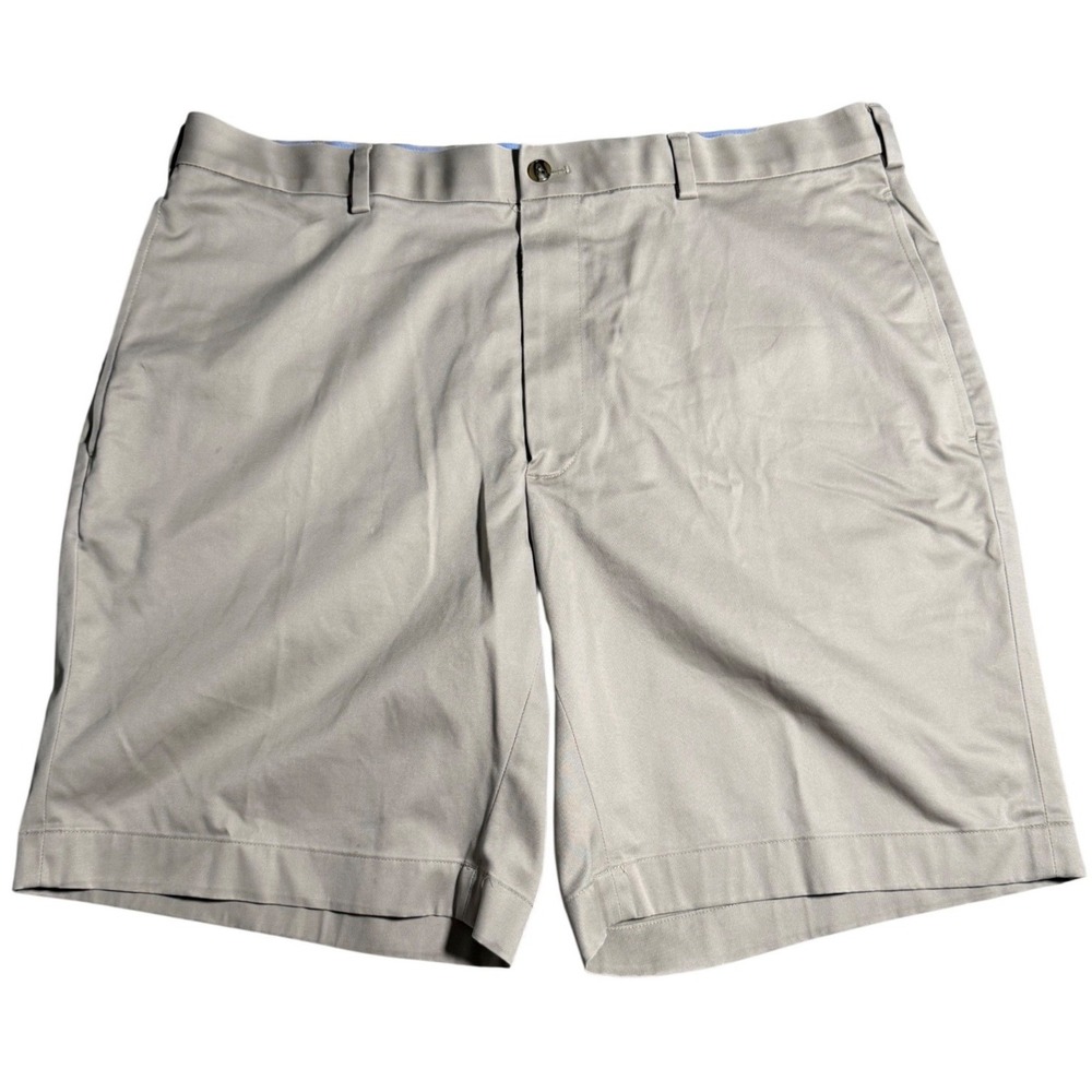 Brooks Brothers Chino Shorts‎ Mens 38 Khaki Good Advantage Stretch Lightweight